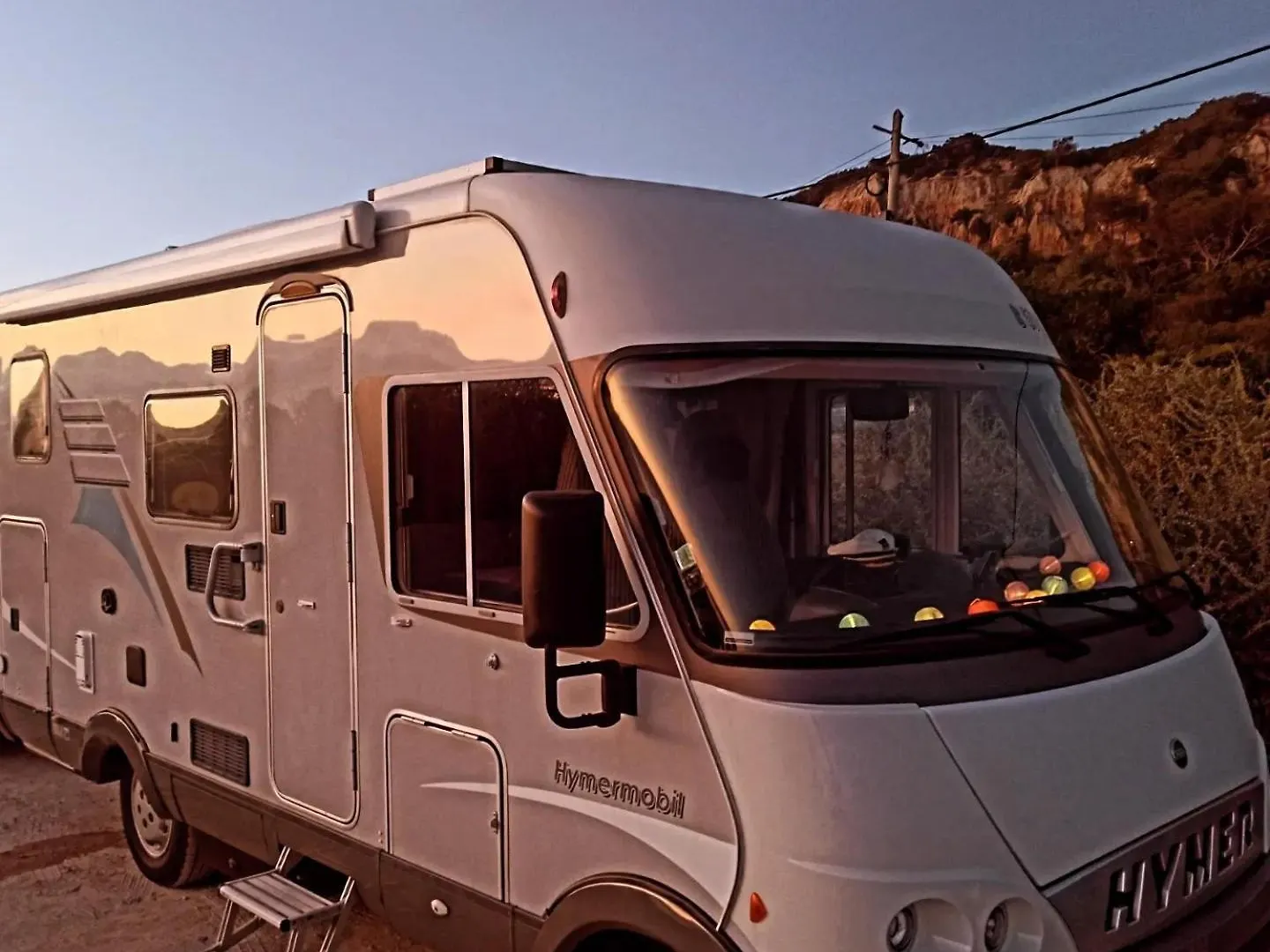 Glamping Hymer Campervan Lisbona Portogallo
